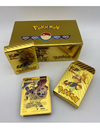 CARTAS POKEMON METALIZADAS (DORADA)