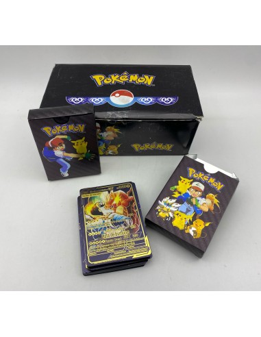 CARTAS POKEMON METALIZADAS (NEGRA)