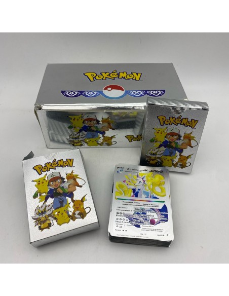 MAZO METALIZADO POKEMON PLATEADO