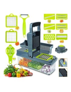 MANDOLINA RAYADORA DE VERDURAS 14 EN 1.