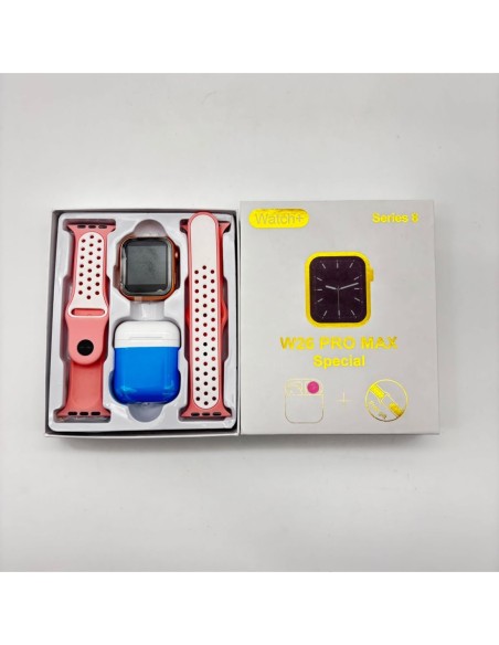 COMBO RELOJ SMARTWATCH W26 PRO + AURICU