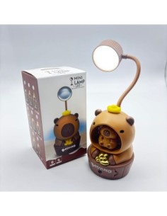 VELADOR LAMPARA CAPIBARA SACAPUNTAS