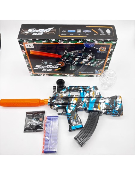 PISTOLA 2 EN 1 -ST712B NERF/HIDROGEL.