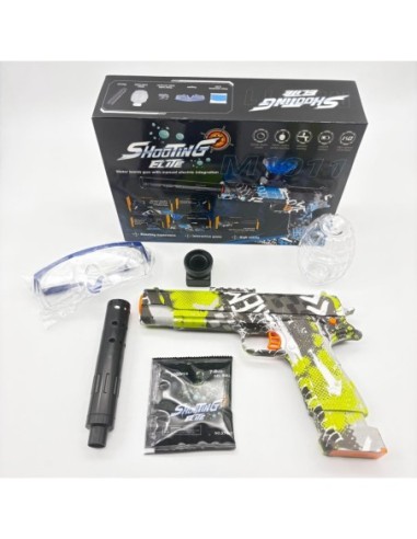 PISTOLA DE HIDROGEL C/ SILENCIADOR Y ACC
