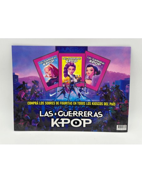 ALBUM DE FIGURITAS LAS GUERRERAS K-POP