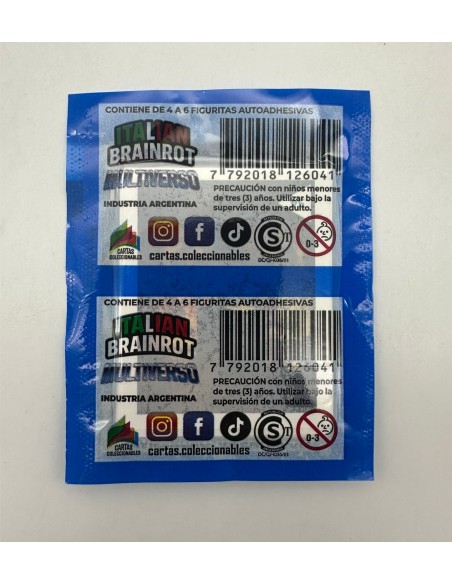 SOBRES DE FIGURITAS ITALIAN BRAINROT MULTIVERSO