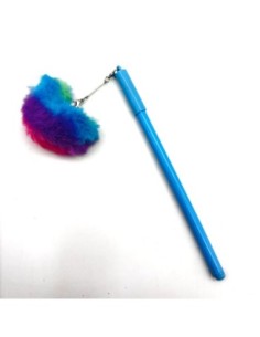 BOLIGRAFO C/POMPON COLGANTE RAINBOW PASTEL (25333)