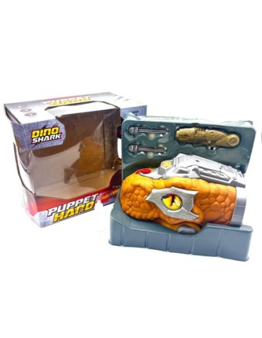 DINOSAURIO MARIONETA LANZA HUMO Y DARDOS (CON...