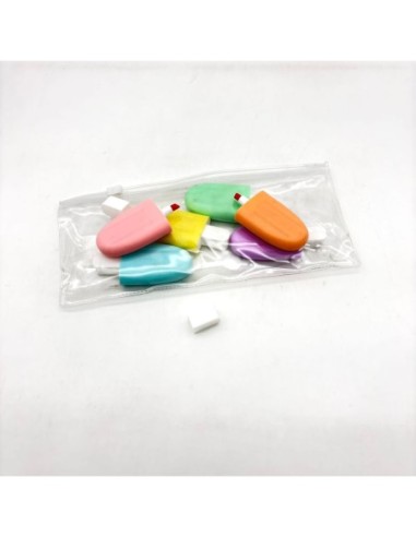 MARCADOR CON FORMA DE HELADO PALETA COLOR...