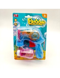 PISTOLA DE BURBUJAS TRANSPARENTE MANUAL (MU0069)