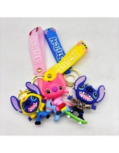 LLAVERO DE GOMA STITCH