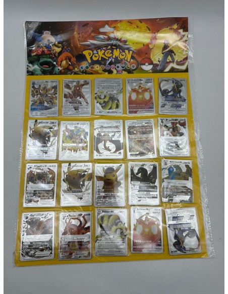 SET X5 CARTAS POKEMON