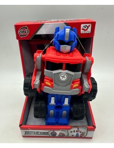CAMION ROBOT TRANSFORMER MECHA ROJO (JU1093)