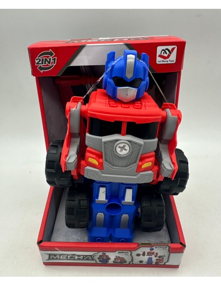 CAMION ROBOT TRANSFORMER MECHA ROJO (JU1093)