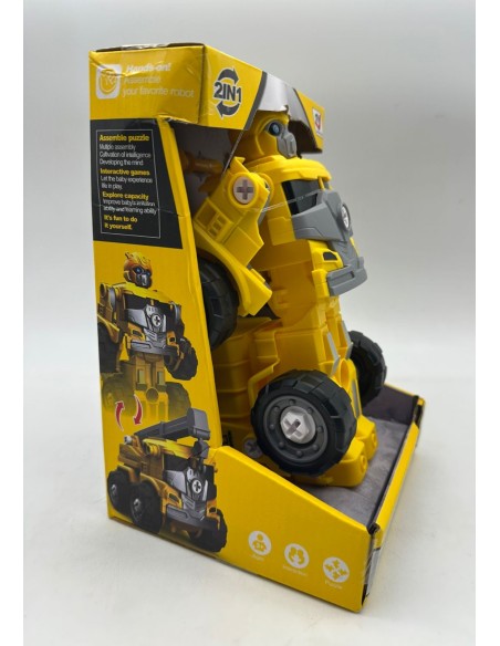 CAMION ROBOT TRANSFORMER MECHA AMARILLO (JU1093)