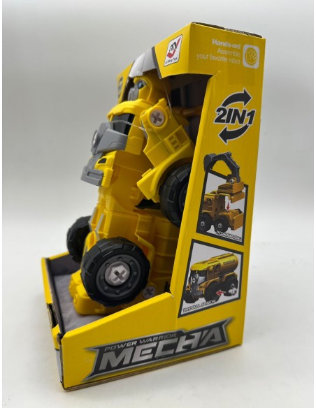 CAMION ROBOT TRANSFORMER MECHA AMARILLO (JU1093)