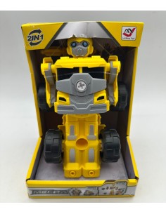 CAMION ROBOT TRANSFORMER MECHA AMARILLO (JU1093)