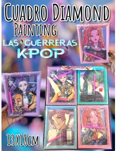CUADRO DIAMOND PAINTING LAS GUERRAS K-POP.