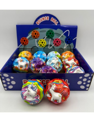PELOTA METEORITO SALTARINA UNICORNIO