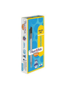 Bolígrafo Paper Mate Kilométrico 100 InkJoy RT Negro