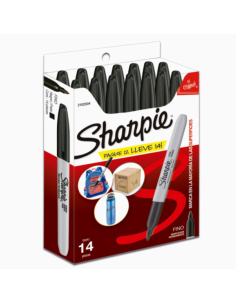 Sharpie Fino Negro - Pack x14