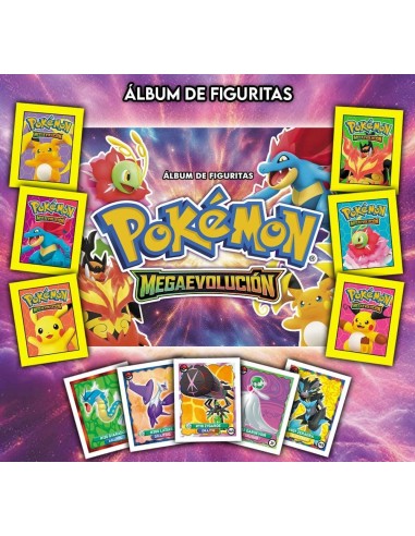 SOBRE DE FIGURITAS POKEMON MEGAEVOLUCION
