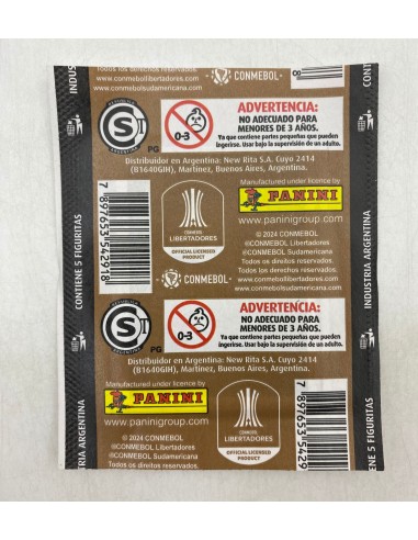 SOBRES DE FIGURITAS CONMEBOL LIBERTADORES 2024