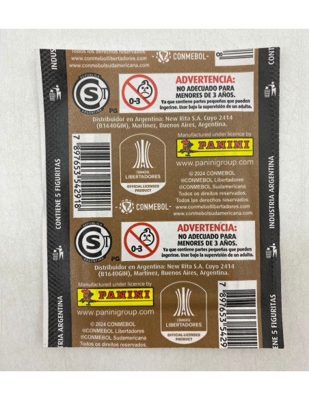 SOBRES DE FIGURITAS CONMEBOL LIBERTADORES 2024