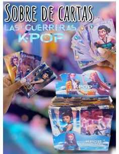 SOBRE DE CARTA GUERRERAS KPOP HUNTRIX