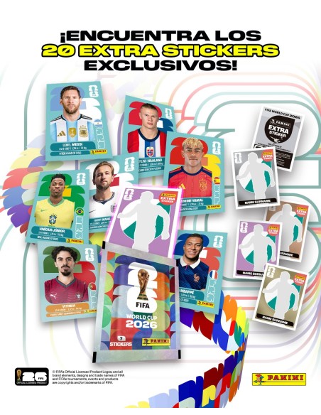 SOBRE DE FIGURITAS MUNDIAL 2026 - PANINI