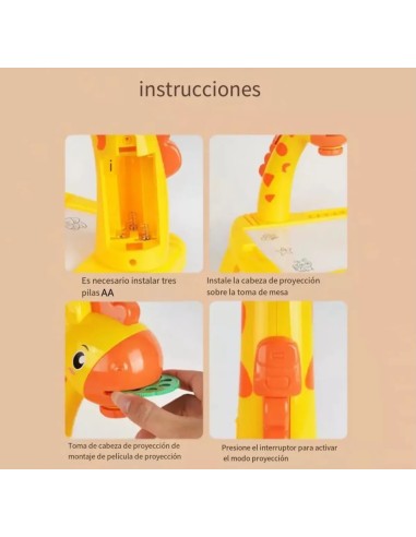 MESA DE CALCAR PROYECTOR CON ACCESORIOS (JIRAFA).