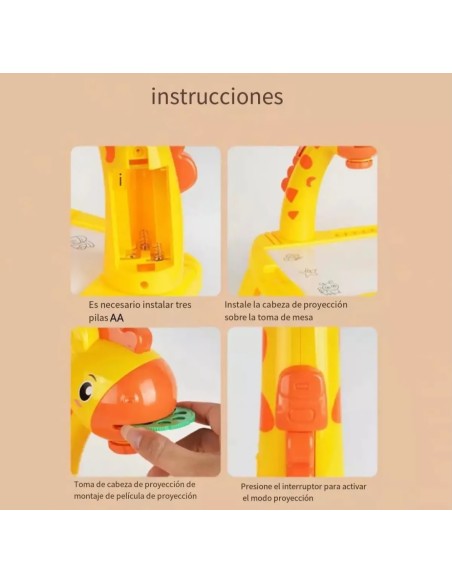 MESA DE CALCAR PROYECTOR CON ACCESORIOS (JIRAFA).