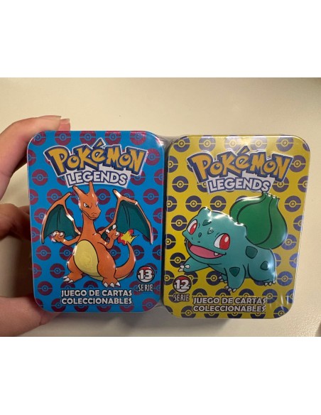 DUO TINS POKEMON SERIE 12 Y 13.