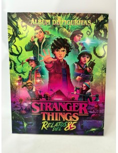 ALBUM DE FIGURITAS STRANGER THINGS - RELATO DEL 85.