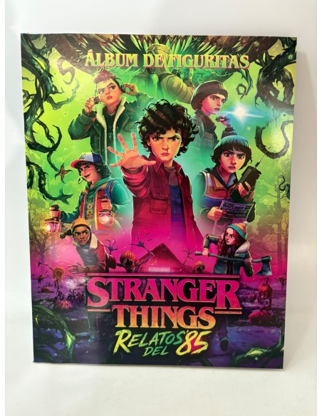 ALBUM DE FIGURITAS STRANGER THINGS - RELATO DEL 85.