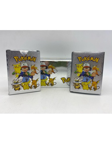 MAZO METALIZADO POKEMON PLATEADO
