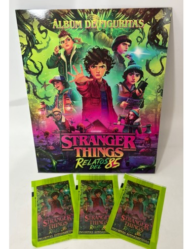SOBRE DE FIGURITAS STRANGER THINGS - RELATO DEL...