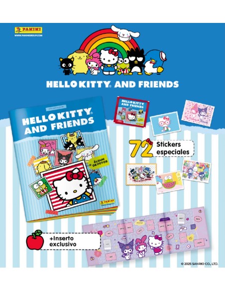 ALBUM DE FIGURITAS HELLO KITTY & AMIGOS 2026