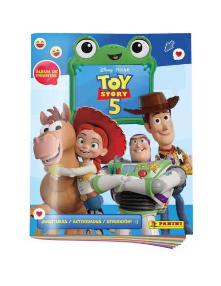 ALBUM DE FIGURITAS TOY STORY 5 .