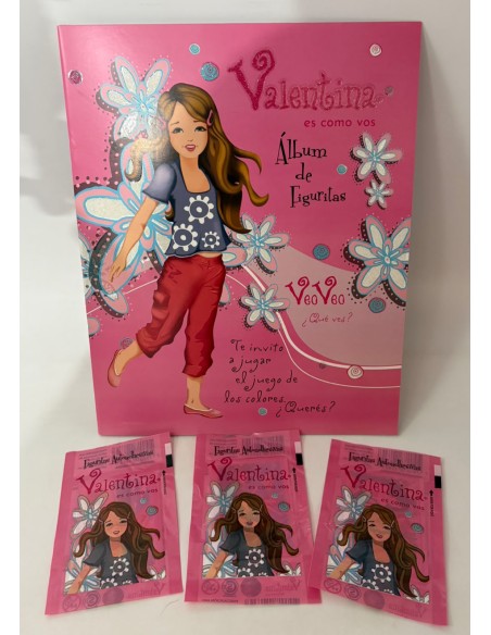 ALBUM DE FIGURITAS VALENTINA .