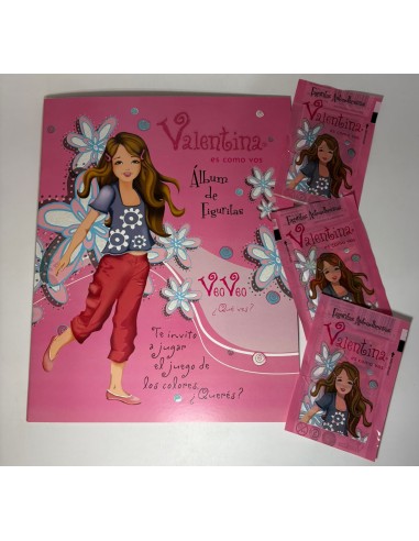 ALBUM DE FIGURITAS VALENTINA .