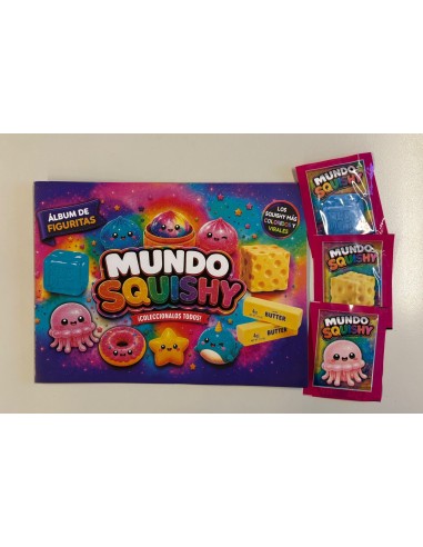 ALBUM DE FIGURITAS MUNDO SQUISHY