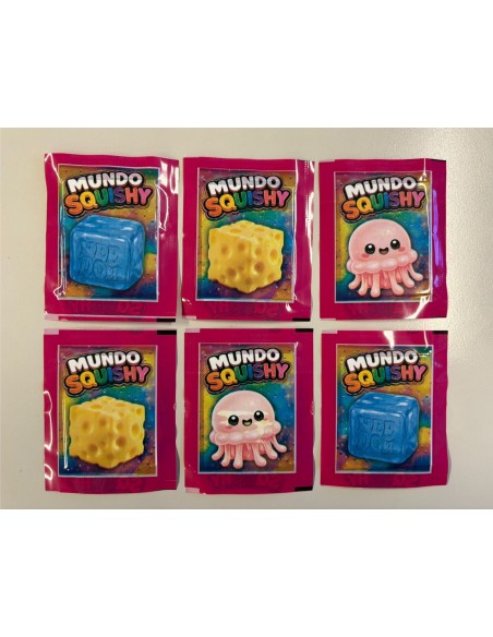 SOBRE DE FIGURITAS MUNDO SQUISHY
