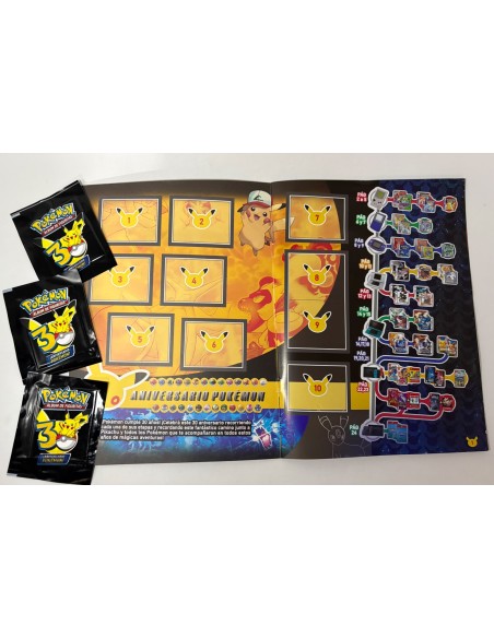 ALBUM DE FIGURITAS NEGRO - POKEMON 30 ANIVERSARIO!