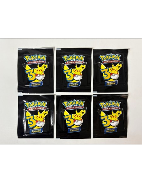 SOBRE DE FIGURITAS NEGRO - POKEMON 30 ANIVERSARIO!