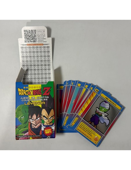 MAZO DE CARTAS DRAGON BALL Z PERSONAJES LEYENDA