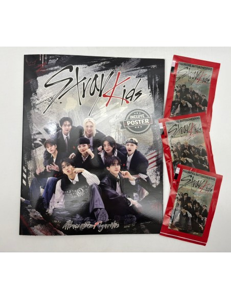 ALBUM DE FIGURITAS STRAY KIDS.