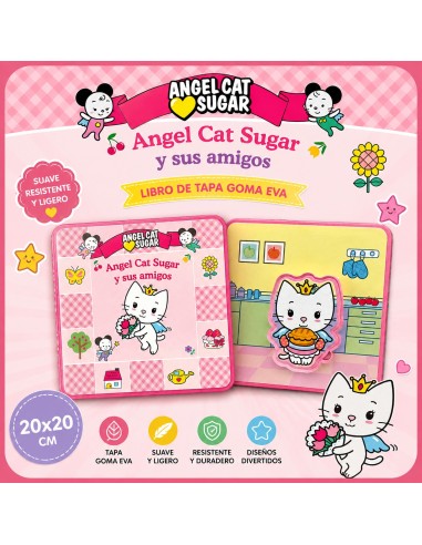 LIBRO DE GOMA EVA ANGEL CAT SUGAR Y SUS AMIGOS...