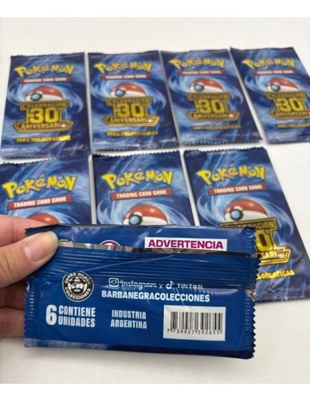 EXPANSION DE CARTAS POKEMON 30 ANIVERSARIO.