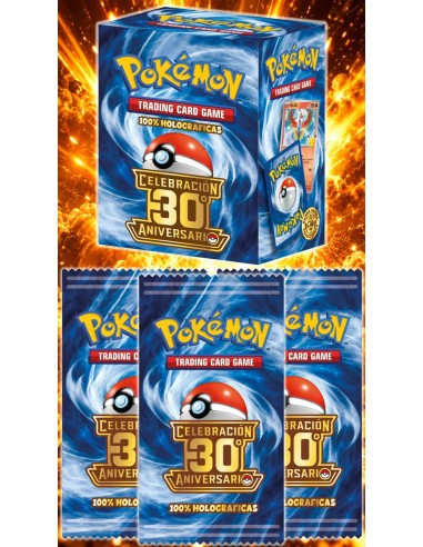 EXPANSION DE CARTAS POKEMON 30 ANIVERSARIO.